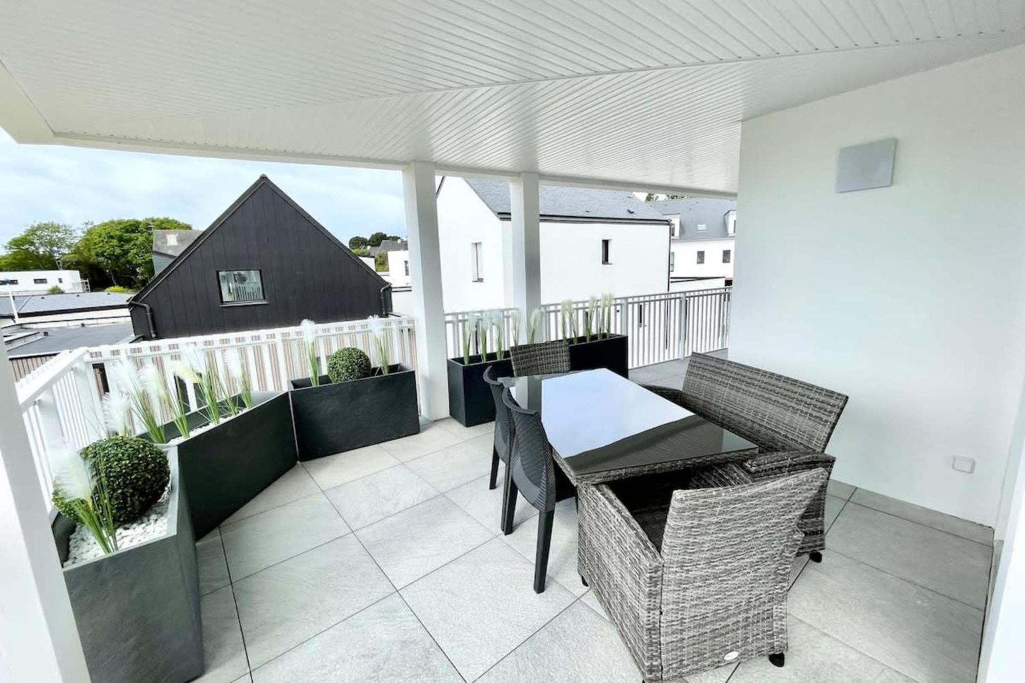 Spacieux Appartement Neuf De Standing Hyper Cosy Larmor-Plage Exterior foto