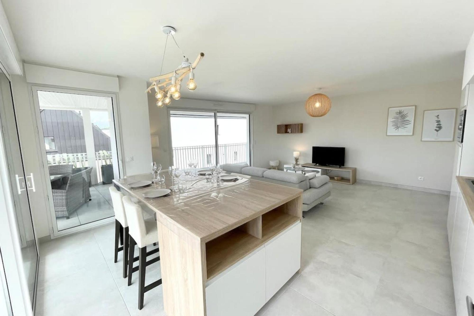 Spacieux Appartement Neuf De Standing Hyper Cosy Larmor-Plage Exterior foto