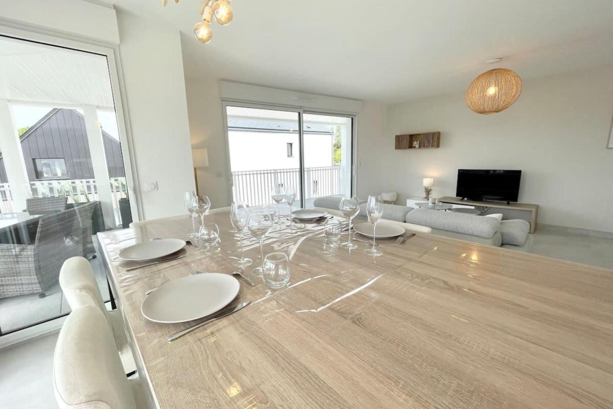 Spacieux Appartement Neuf De Standing Hyper Cosy Larmor-Plage Exterior foto